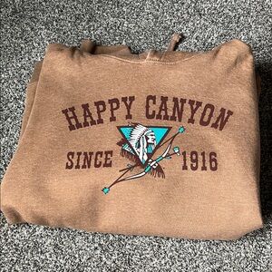 Happy Canyon Pendleton Tan Hoodie